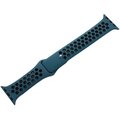COTEetCI sportovní řemínek pro Apple Watch, 38/40/41 mm, děrovaný, černá/modrá