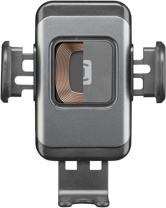 CellularLine univerzální držák do auta Hug Air s bezdrátovým nabíjením, 15W, černá_1040540382