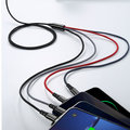 Mcdodo Armor 4v1 nabíjecí kabel 2x Lightning, microUSB, USB-C, 1,2m, černá_1829327139