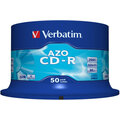 Verbatim CD-R AZO 52x 80 min, spindl, 50ks_2015339696