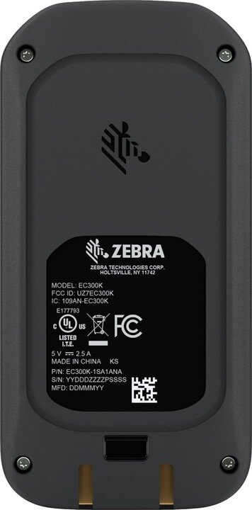 Zebra terminál EC30, SE2100, 4GB/32GB, USB, BT, Wi-Fi, 2D, Android, černá