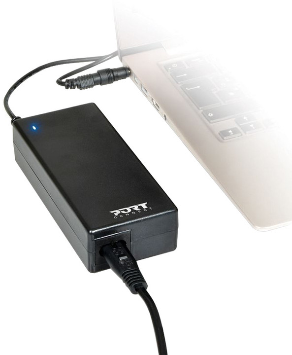 Port Connect univerzální napájecí adaptér k notebooku, 19V, 2.36A, 45W, 7x konektor_2109549942