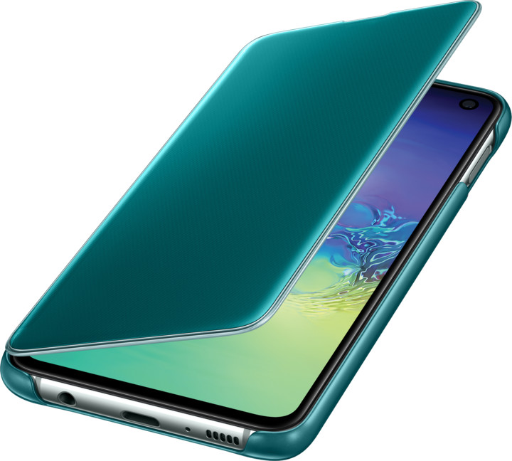 Samsung Clear View flipové pouzdro pro Samsung G970 Galaxy S10e, zelená_483525830