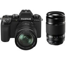 Fujifilm X-S10 + XF18-55mm + XF55-200, černá O2 TV HBO a Sport Pack na dva měsíce