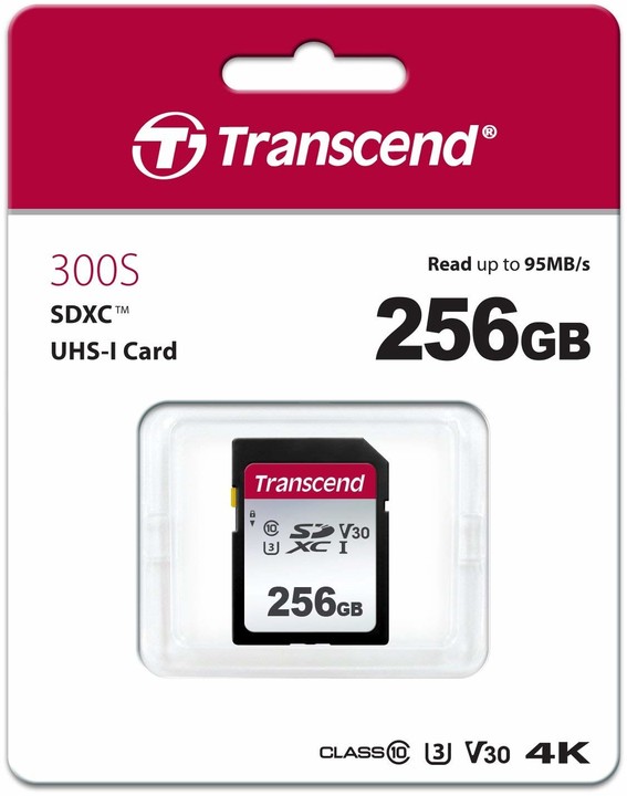 Transcend SDXC 300S 256GB 95MB/s UHS-I U3_799674510