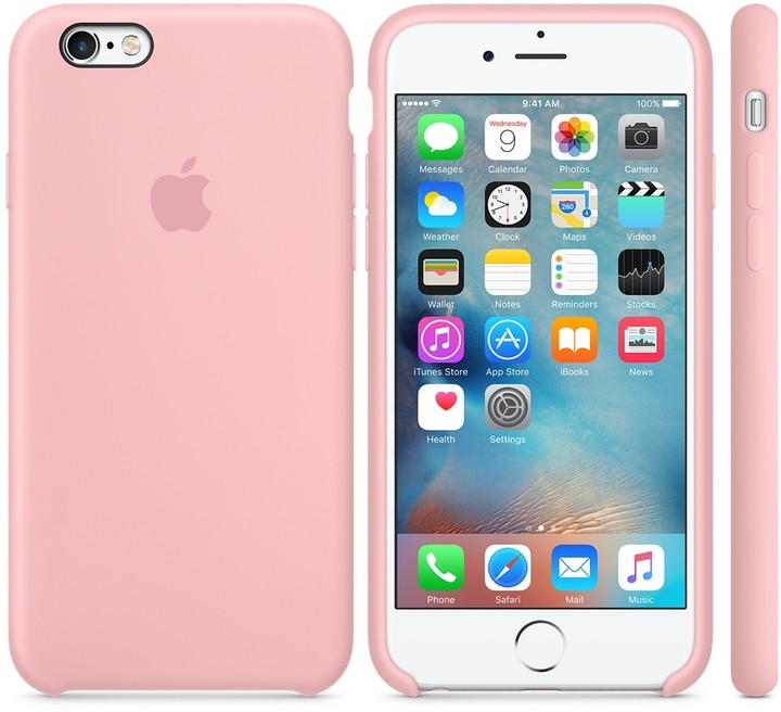 Apple iPhone 6s Silicone Case, růžová_2144897851