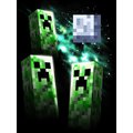 Tričko Minecraft Three Creeper Moon, černé (US XL / EU XXL)_1731450084
