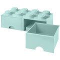 Úložný box LEGO, 2 šuplíky, velký (8), aqua_1371994186
