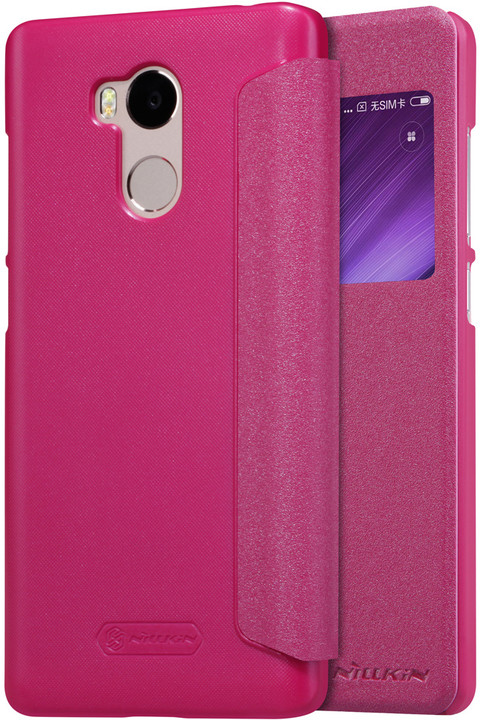 Nillkin Sparkle Leather Case pro Xiaomi Redmi 4 Pro, červená_1245827845
