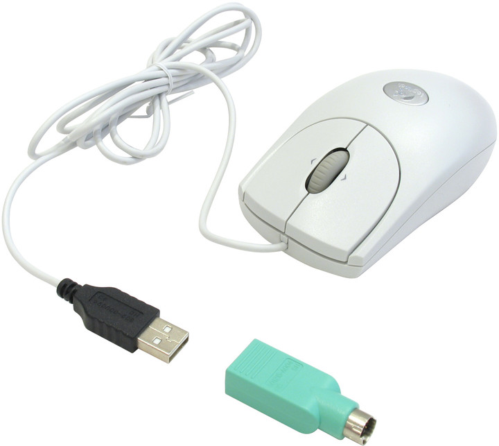 Logitech Optical Mouse RX250, bílá_694455227