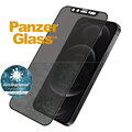 PanzerGlass ochranné sklo Edge-to-Edge pro iPhone 12/12 Pro, antibakteriální, Swarowski CamSlider, černá