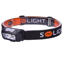 Solight LED čelová svítilna, 150 + 100lm, bílé a červené světlo, nabíjecí Li-Ion WN40