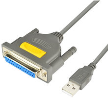 AXAGON USB2.0 - paralelní DB25F printer adapter Poukaz 200 Kč na nákup na Mall.cz