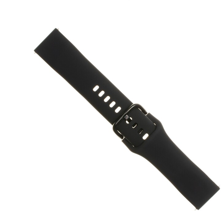 FIXED silikonový řemínek pro smartwatch, šířka 20mm, černá_59357522
