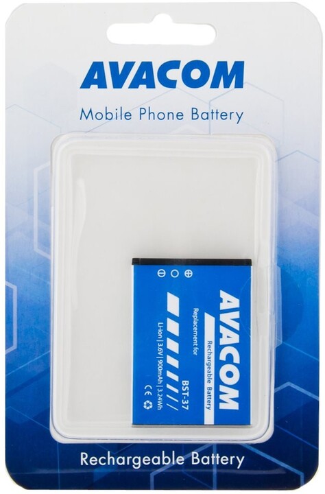 Avacom baterie do mobilu Sony Ericsson K750/W800, 900mAh, Li-Ion_622965134