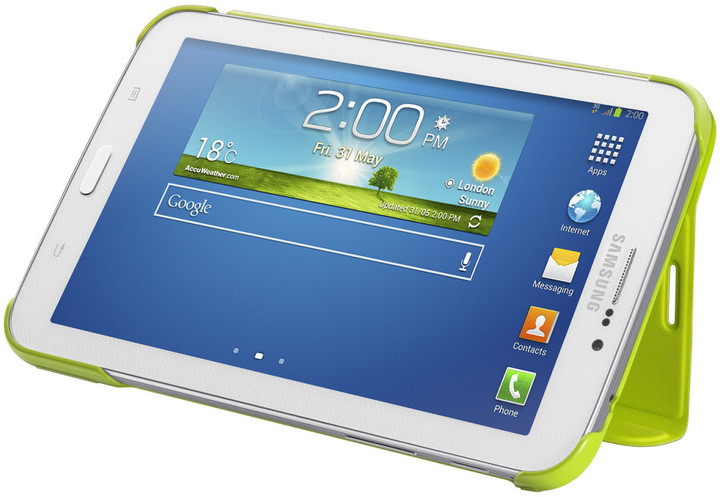 Samsung polohovací pouzdro EF-BT210BG pro Samsung Galaxy Tab 3 7&quot;, zelená_271535600