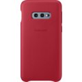 Samsung kožený zadní kryt pro Samsung G970 Galaxy S10e, červená