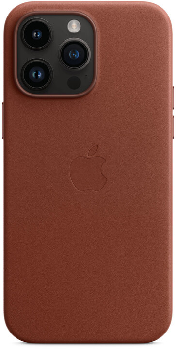 Apple kožený kryt s MagSafe pro iPhone 14 Pro Max, cihlově hnědá_1885061896