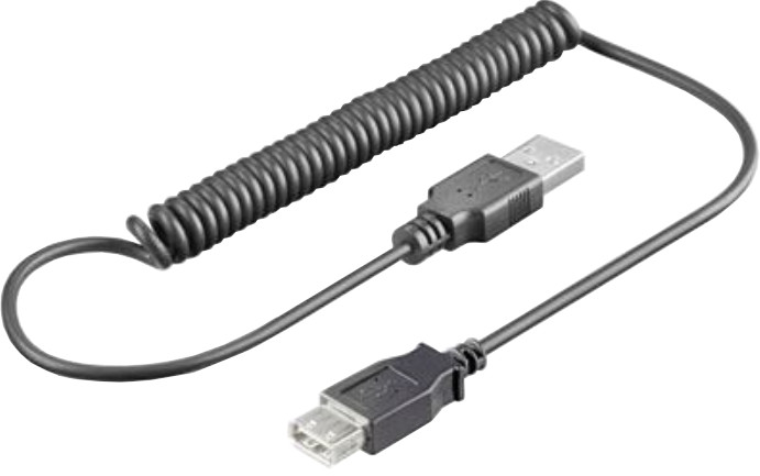 PremiumCord USB 2.0 kabel prodlužovací kroucený, A-A, 50cm až 150cm_351942025