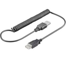 PremiumCord USB 2.0 kabel prodlužovací kroucený, A-A, 50cm až 150cm_351942025
