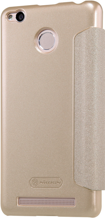 Nillkin Sparkle Leather Case pro Xiaomi Redmi 3 Pro, zlatá_1036825408