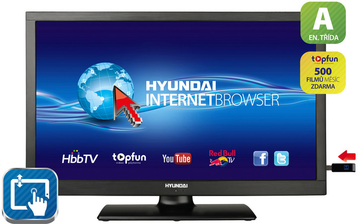 Hyundai LLF 22285 SMART - LED televize 22&quot;_1121879737