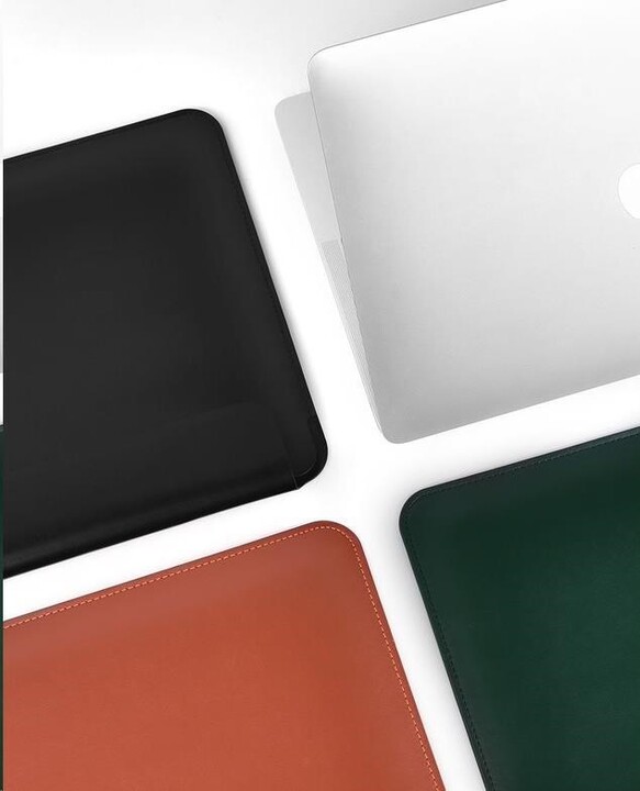 COTEetCI PU tenké pouzdro s magnetickým zapínáním pro Apple Macbook Pro 15, černá