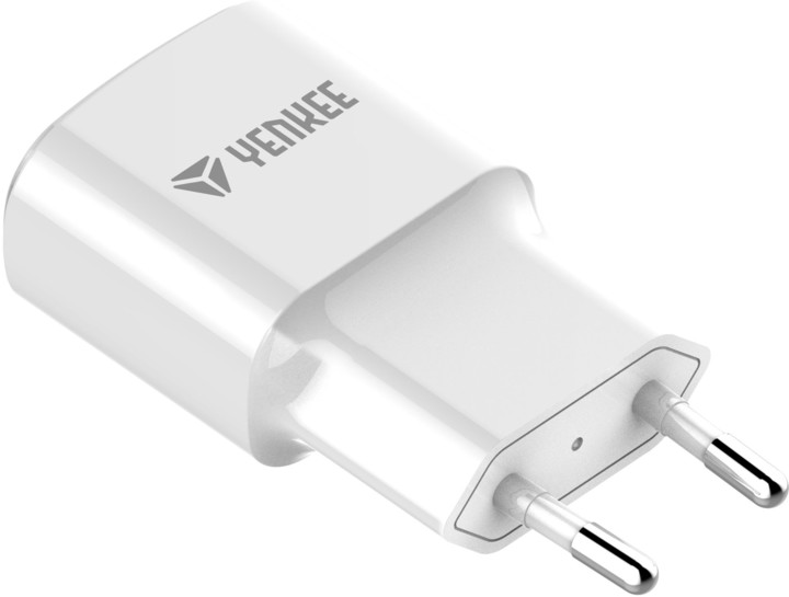 YENKEE YAC 2013WH USB nabíječka 2400mA, bílá_1631139920