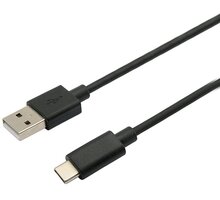 C-TECH kabel USB-A - USB-C, USB 2.0, 2m, černá CB-USB2C-20B