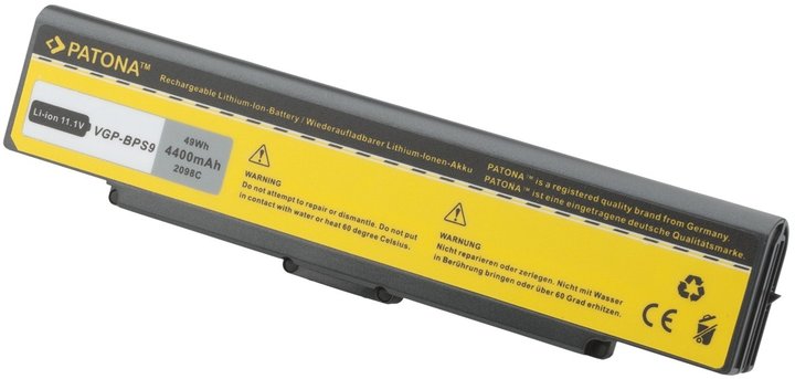 Patona baterie pro SONY VAIO VGP-BPS9/ BPL9 4400mAh 11,1V, černá_1773491575