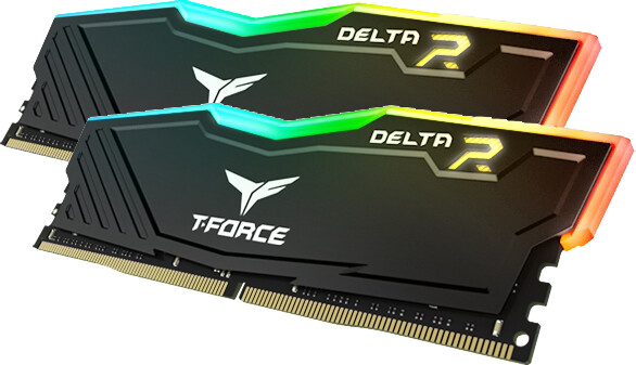 Team T-FORCE Delta RGB 32GB (2x16GB) DDR4 2666 CL15, black_1691467763