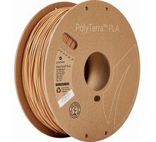 Polymaker tisková struna (filament), PolyTerra PLA, 1,75mm, 1kg, hnědá_64617528