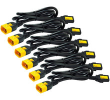 APC Power Cord Kit (6 ea), Locking, C13 to C14, 1.8m_1824607241