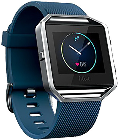 Google Fitbit Blaze, EMEA, S, modrá - stříbrná_1060045477