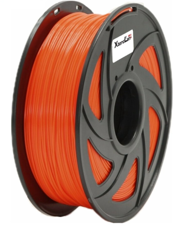 XtendLAN tisková struna (filament), PETG, 1,75mm, 1kg, zářivě oranžový_1062534613