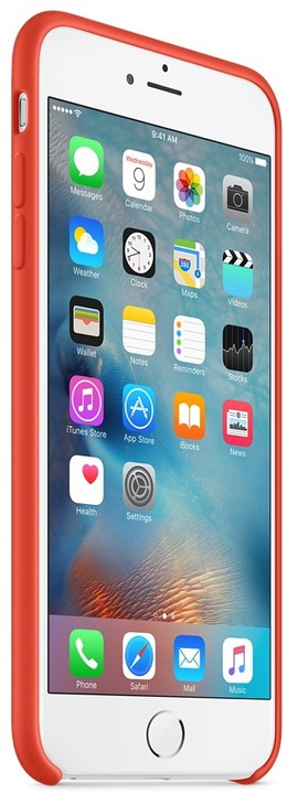 Apple iPhone 6s Plus Silicone Case, oranžová_715066125