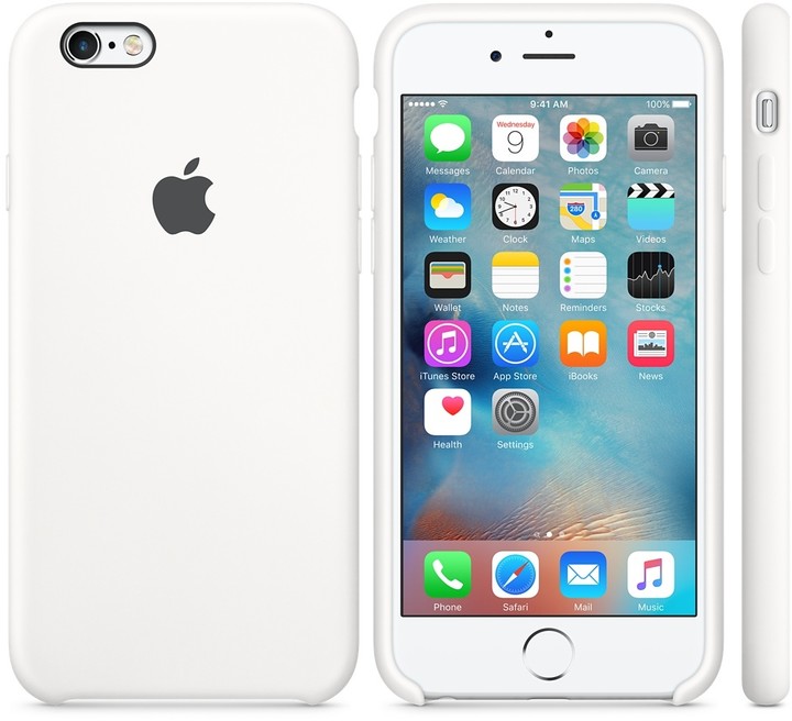 Apple iPhone 6 / 6s Silicone Case, bílá_1129643846