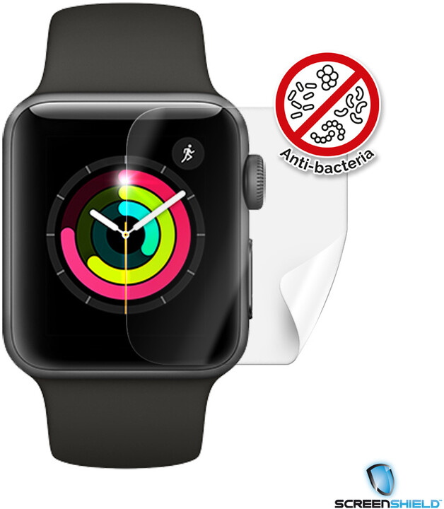 Screenshield fólie na displej Anti-Bacteria pro Apple Watch Series 3 (38 mm)