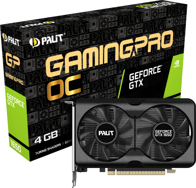 PALiT GeForce GTX 1650 GamingPro OC, 4GB GDDR6_122537736