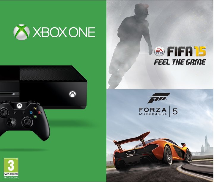 XBOX ONE 500GB + Forza Motorsport 5 + FIFA 15_126042773