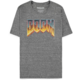 Tričko Doom - Classic Logo Grey (M)