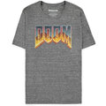 Tričko Doom - Classic Logo Grey (S)_651474023