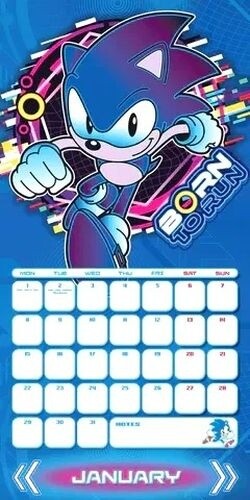 Kalendář 2024 Sonic The Hedgehog, nástěnný_262568991