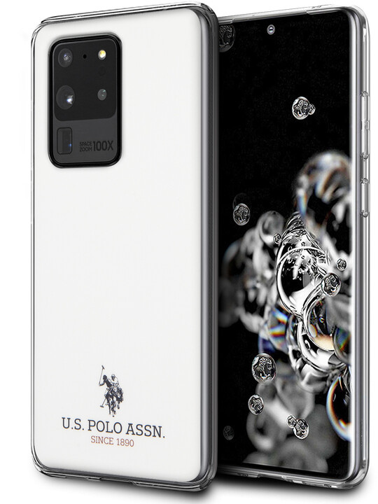 U.S. Polo ochranný kryt Small Horse pro Samsung Galaxy S20 Ultra, bílá_147541106