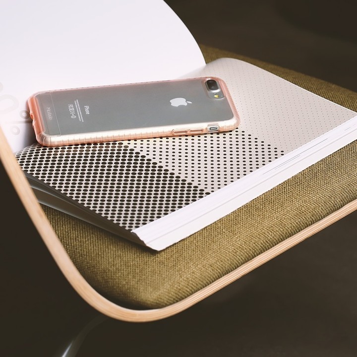 Mcdodo zadní kryt pro Apple iPhone 7/8, růžovo-čirá (Patented Product)_589455512