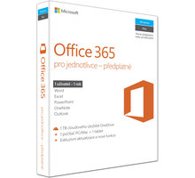 Microsoft Office 365 pro jednotlivce 1 rok, bez média (v ceně 1790 Kč)_2075943331