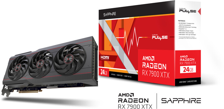 Sapphire AMD Radeon™ PULSE RX 7900 XTX, 24GB GDDR6_2004822295