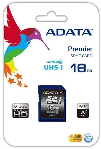 ADATA SDHC Premier 16GB UHS-I_1189744540