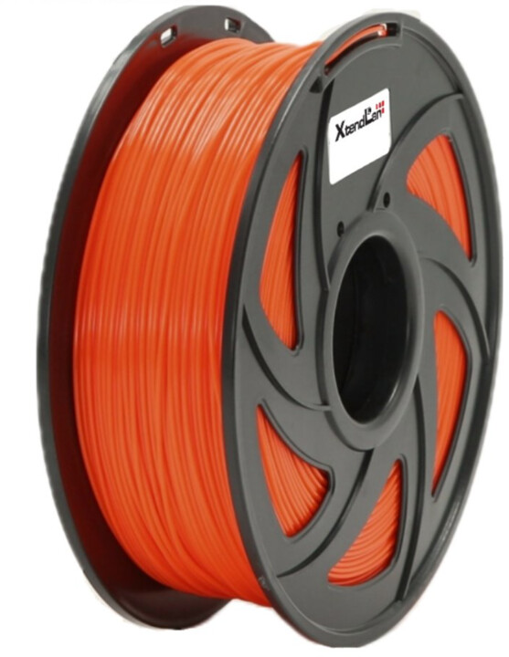 XtendLAN tisková struna (filament), PLA, 1,75mm, 1kg, zářivě oranžový_1400476817