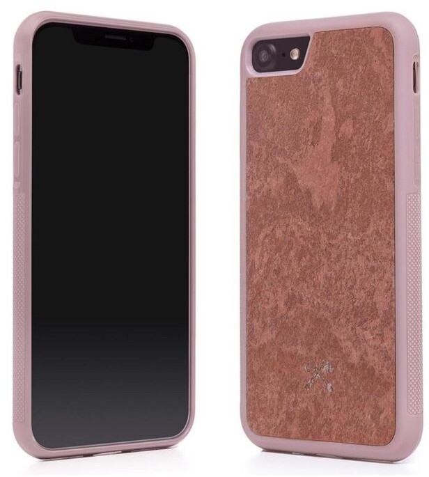 Woodcessories ochranný kryt TPU Bumper Stone pro iPhone 7/8/SE (2020), červená_1510585925